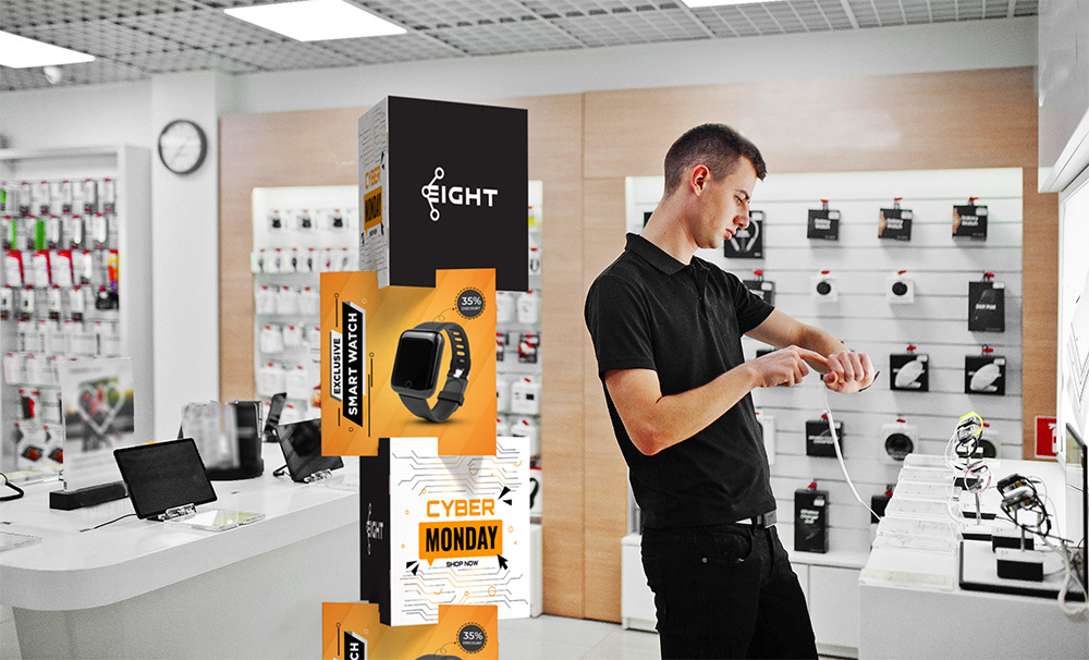 Expositores de Chão para Pontos de Venda