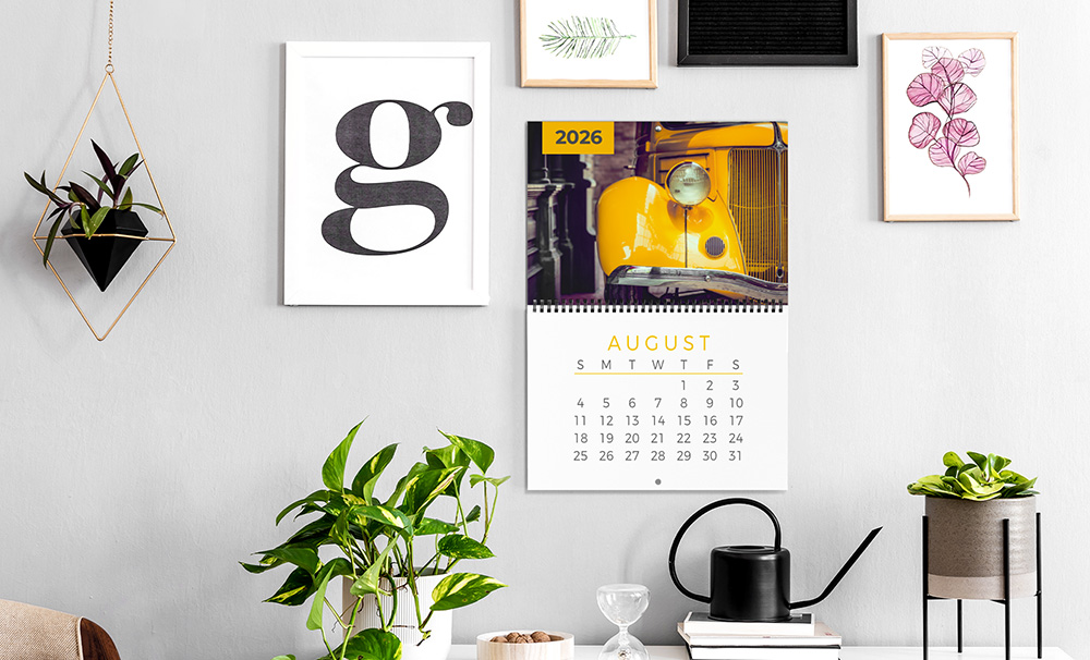 Calendários personalizados