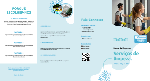 Layout Serviço de limpeza Exterior