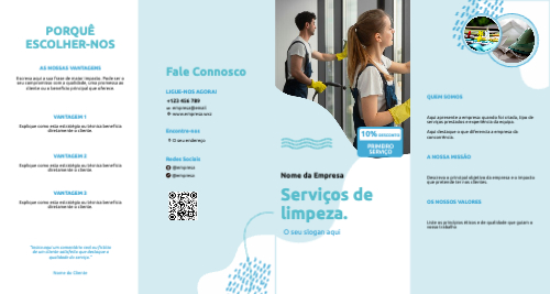 Layout Serviço de limpeza Exterior