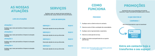 Layout Serviço de limpeza Interior