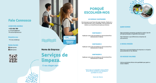 Layout Serviço de limpeza Exterior