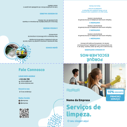 Layout Serviço de limpeza Exterior