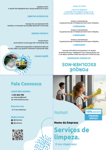 Layout Serviço de limpeza Exterior