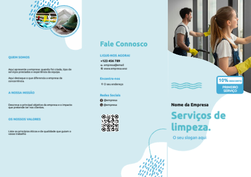 Layout Serviço de limpeza Exterior