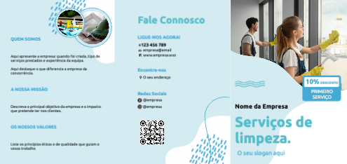 Layout Serviço de limpeza Exterior