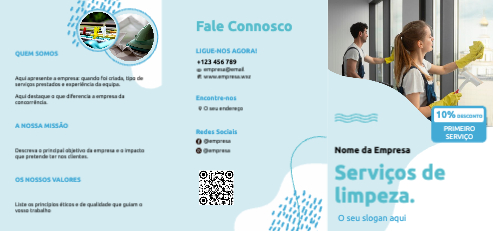 Layout Serviço de limpeza Exterior