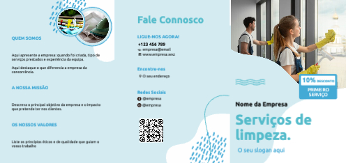 Layout Serviço de limpeza Exterior