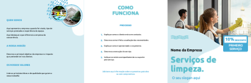 Layout Serviço de limpeza Exterior