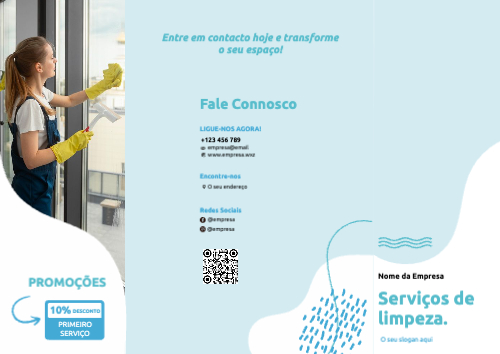 Layout Serviço de limpeza Exterior