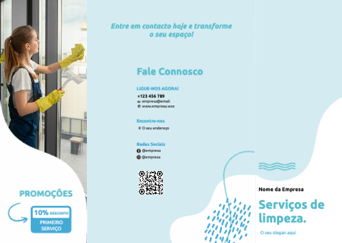 Layout Serviço de limpeza Exterior