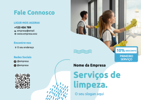 Layout Serviço de limpeza Exterior