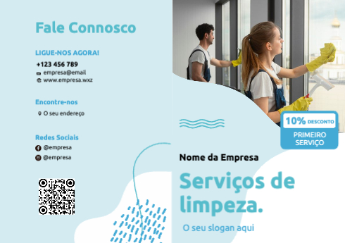 Layout Serviço de limpeza Exterior