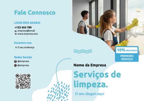 Layout Serviço de limpeza Exterior