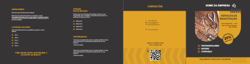 Layout Serviços de manutenção Exterior