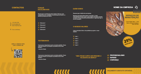 Layout Serviços de manutenção Exterior