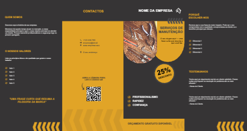 Layout Serviços de manutenção Exterior