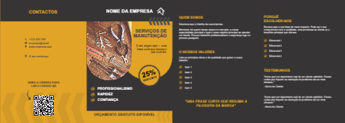 Layout Serviços de manutenção Exterior