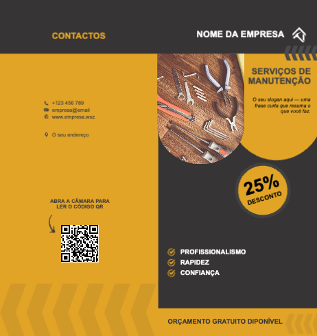 Layout Serviços de manutenção Exterior