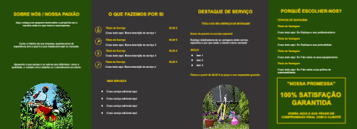 Layout Serviços de jardinagem Interior