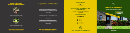 Layout Serviços de jardinagem Exterior