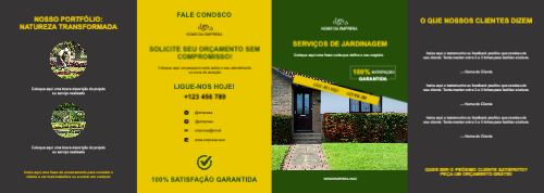Layout Serviços de jardinagem Exterior