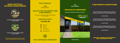 Layout Serviços de jardinagem Exterior