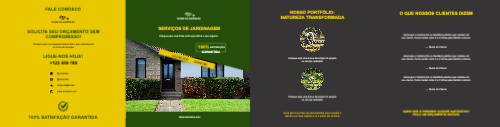 Layout Serviços de jardinagem Exterior