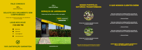 Layout Serviços de jardinagem Exterior