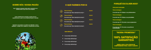 Layout Serviços de jardinagem Interior