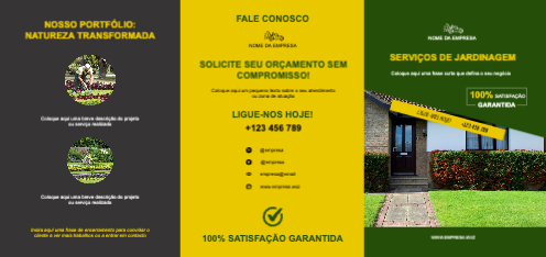 Layout Serviços de jardinagem Exterior