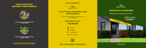 Layout Serviços de jardinagem Exterior