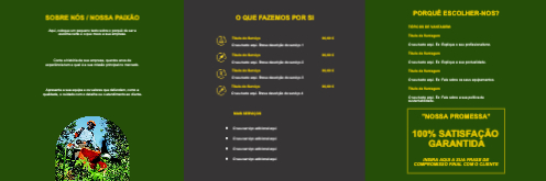 Layout Serviços de jardinagem Interior