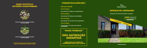 Layout Serviços de jardinagem Exterior