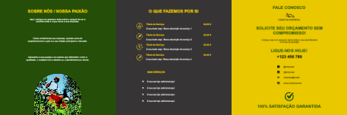 Layout Serviços de jardinagem Interior