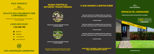 Layout Serviços de jardinagem Exterior