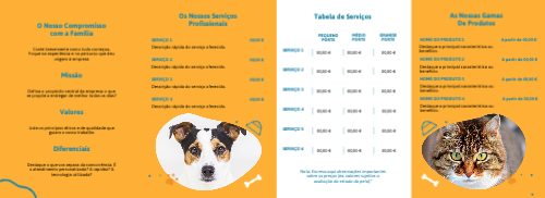 Loja de animais de companhia Interior