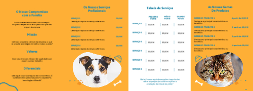 Loja de animais de companhia Interior