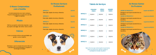 Loja de animais de companhia Interior