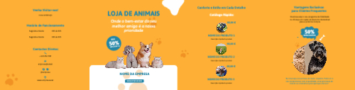 Loja de animais de companhia Exterior