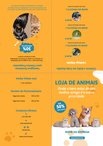 Loja de animais de companhia Exterior