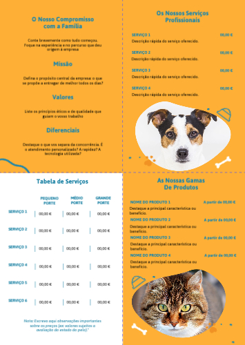 Loja de animais de companhia Interior