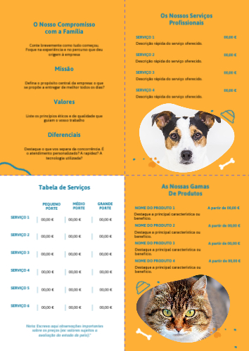 Loja de animais de companhia Interior