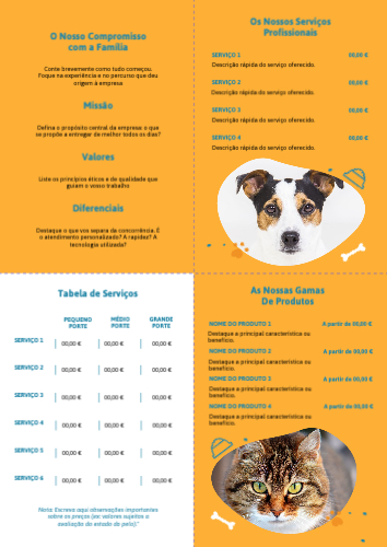 Loja de animais de companhia Interior