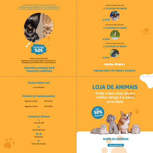 Loja de animais de companhia Exterior