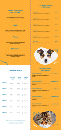 Loja de animais de companhia Interior