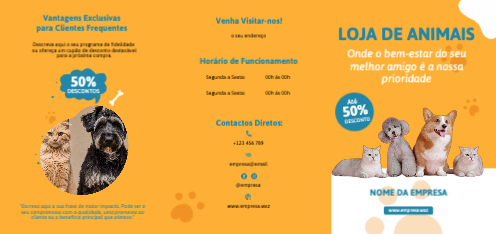 Loja de animais de companhia Exterior