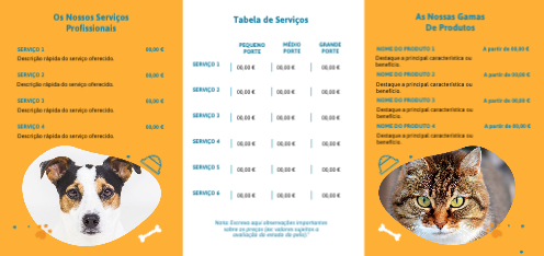 Loja de animais de companhia Interior