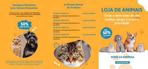 Loja de animais de companhia Exterior