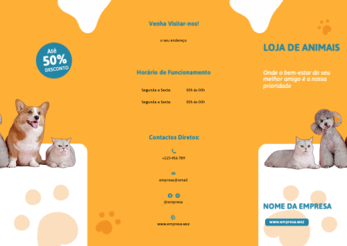 Loja de animais de companhia Exterior